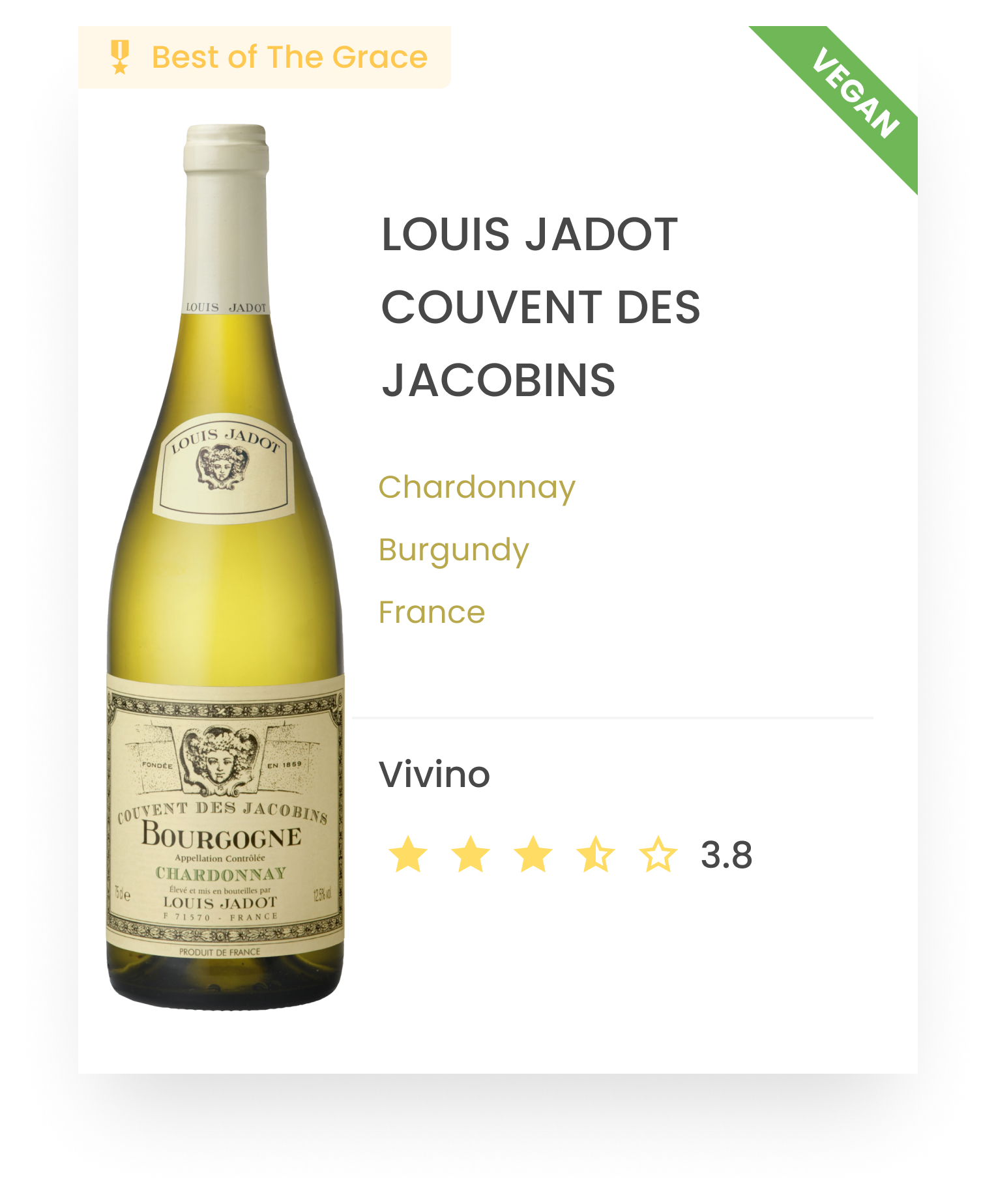 The_Grace_LOUIS_JADOT_COUVENT_DES_JACOBINS_CHARDONNAY_Burgundy_France