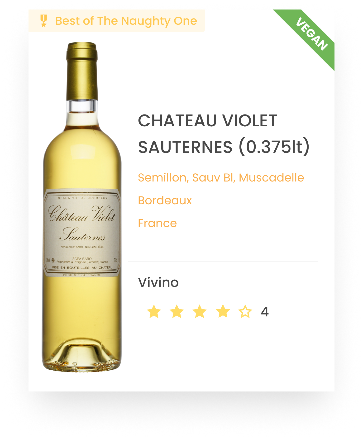 The_Naughty_One_CHATEAU_VIOLET_SAUTERNES_375cl_Bordeaux_France